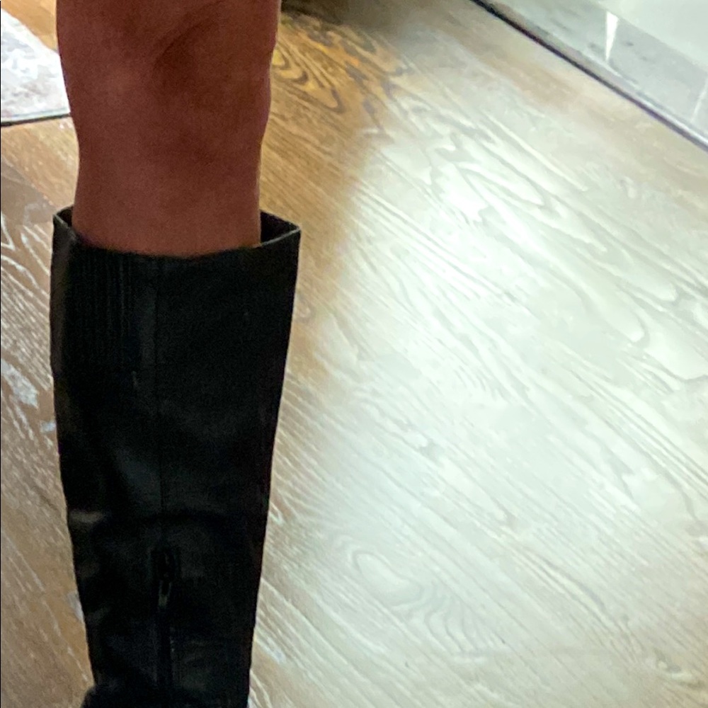 Leather boots